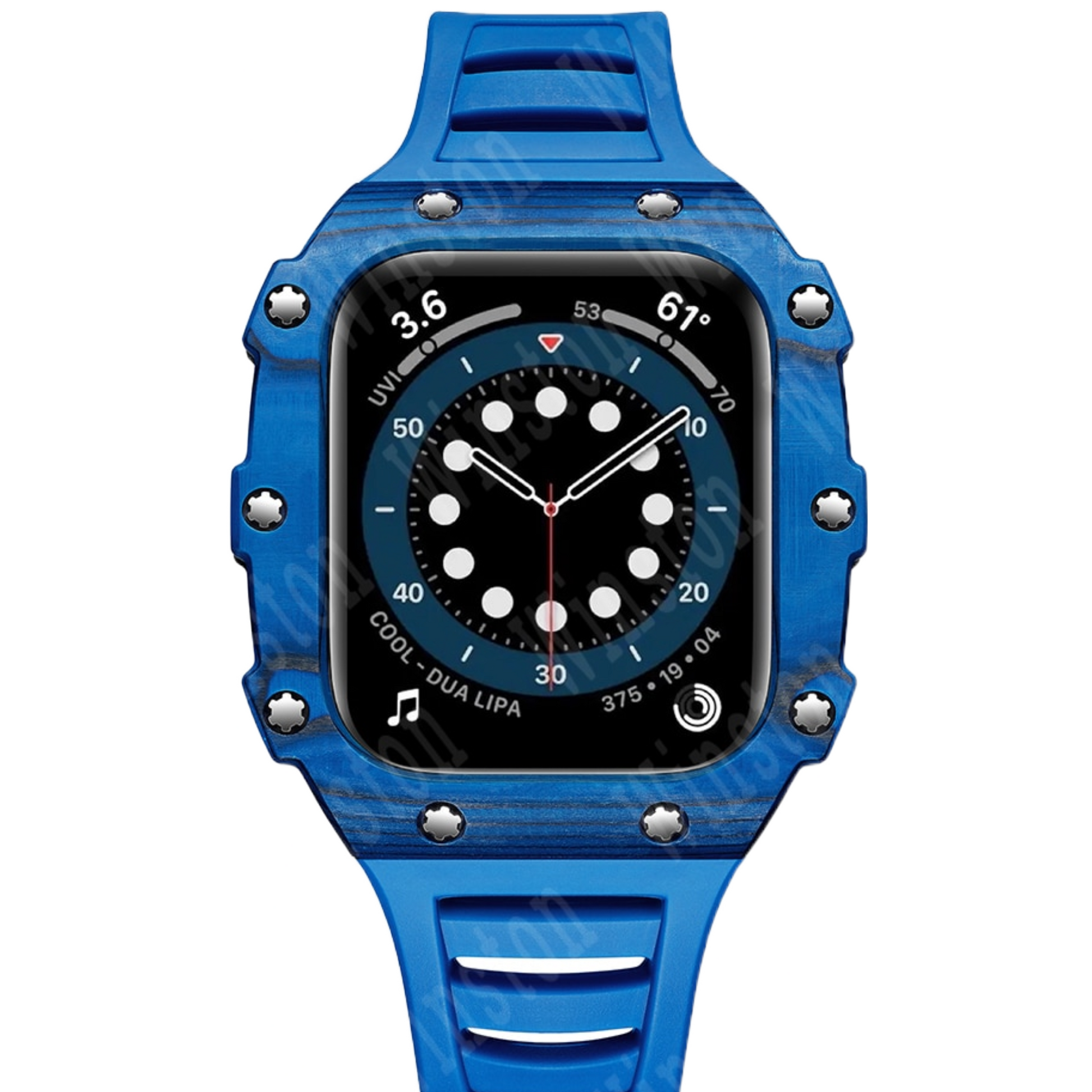 RM Blue Carbon Blue Apple Watch Luxe Case