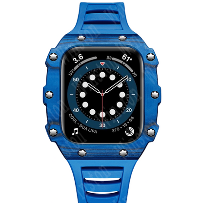 RM Blue Carbon (Blue) - Apple Watch Luxe Case