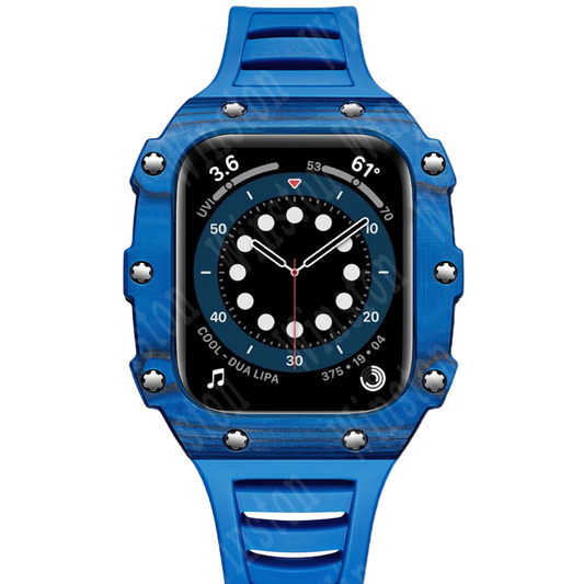 RM Blue Carbon (Blue) - Apple Watch Luxe Case