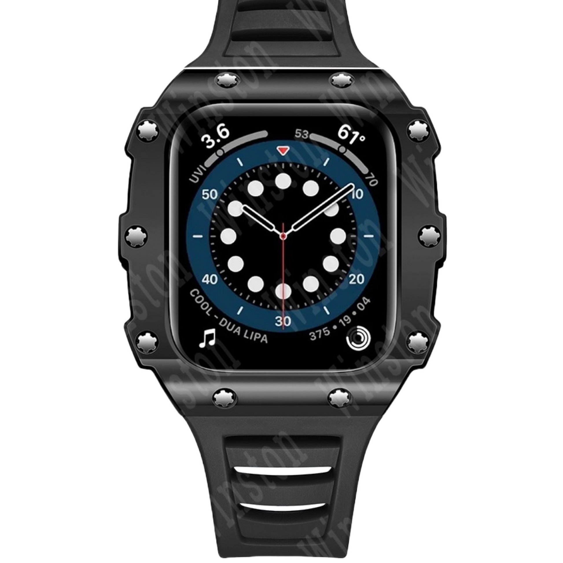 RM Black Ceramic Apple Watch Luxe Case Luxe Watch Case
